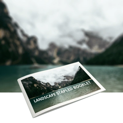 Lansscape Stapled Booklets